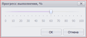 Установление прогресса выполнения задачи